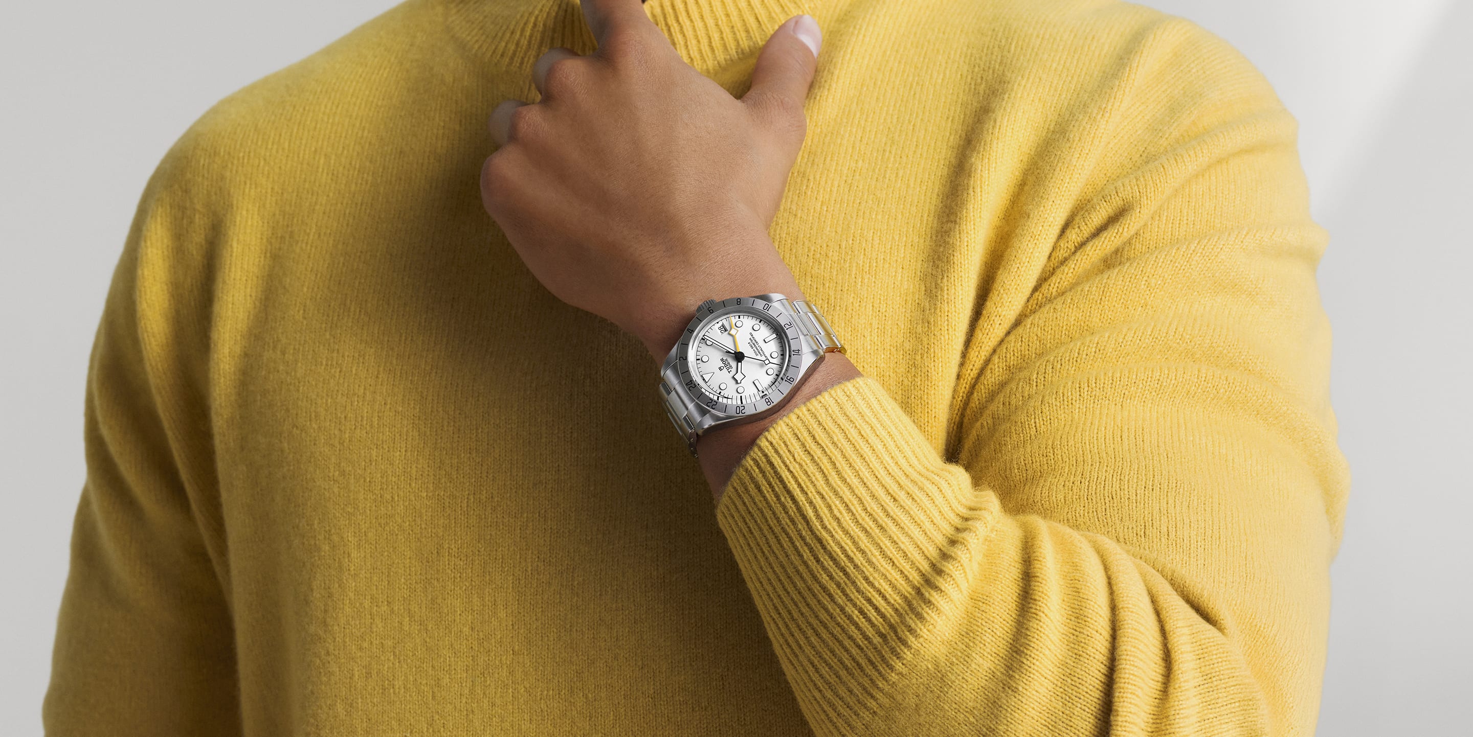 Black Bay Pro worn with white dial