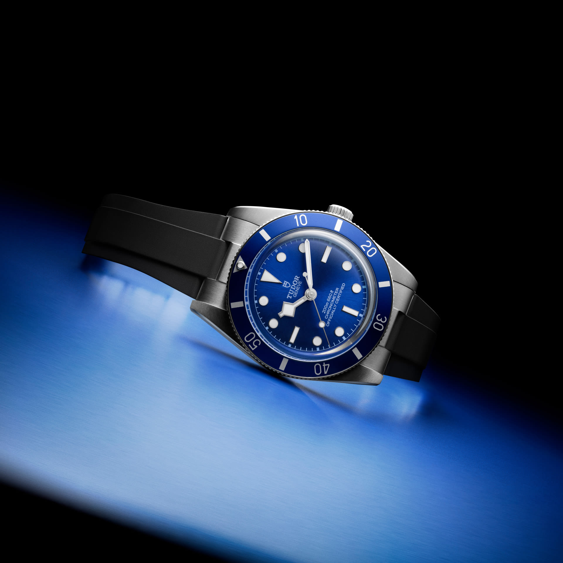 Black Bay "Blue" with steel bracelet