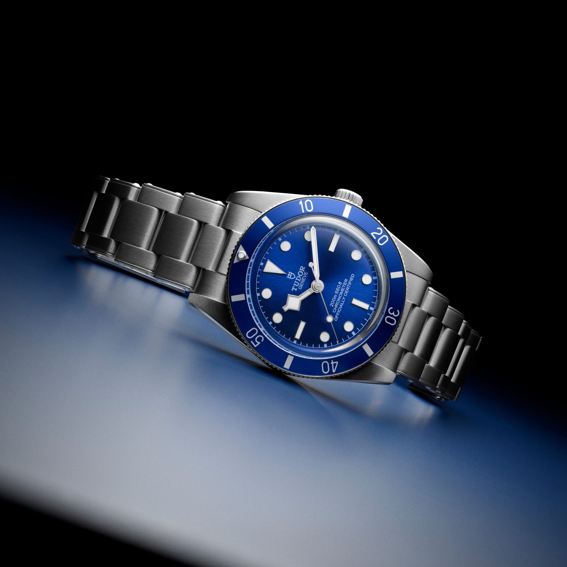 Black Bay "Blue" with steel bracelet