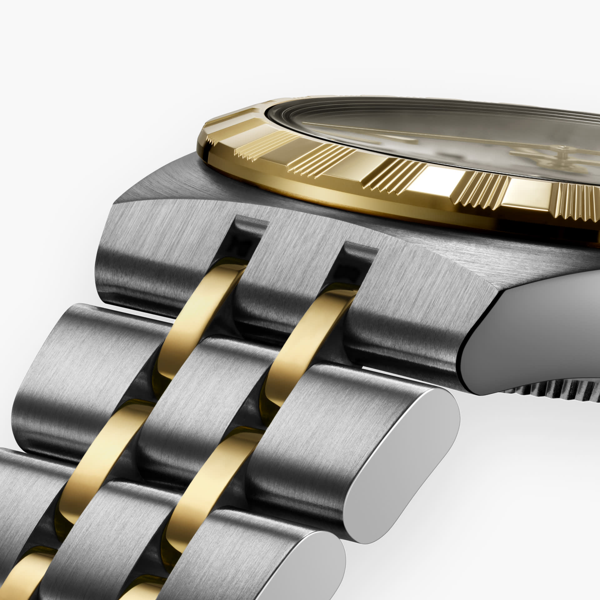 Sharply-cut notched bezel