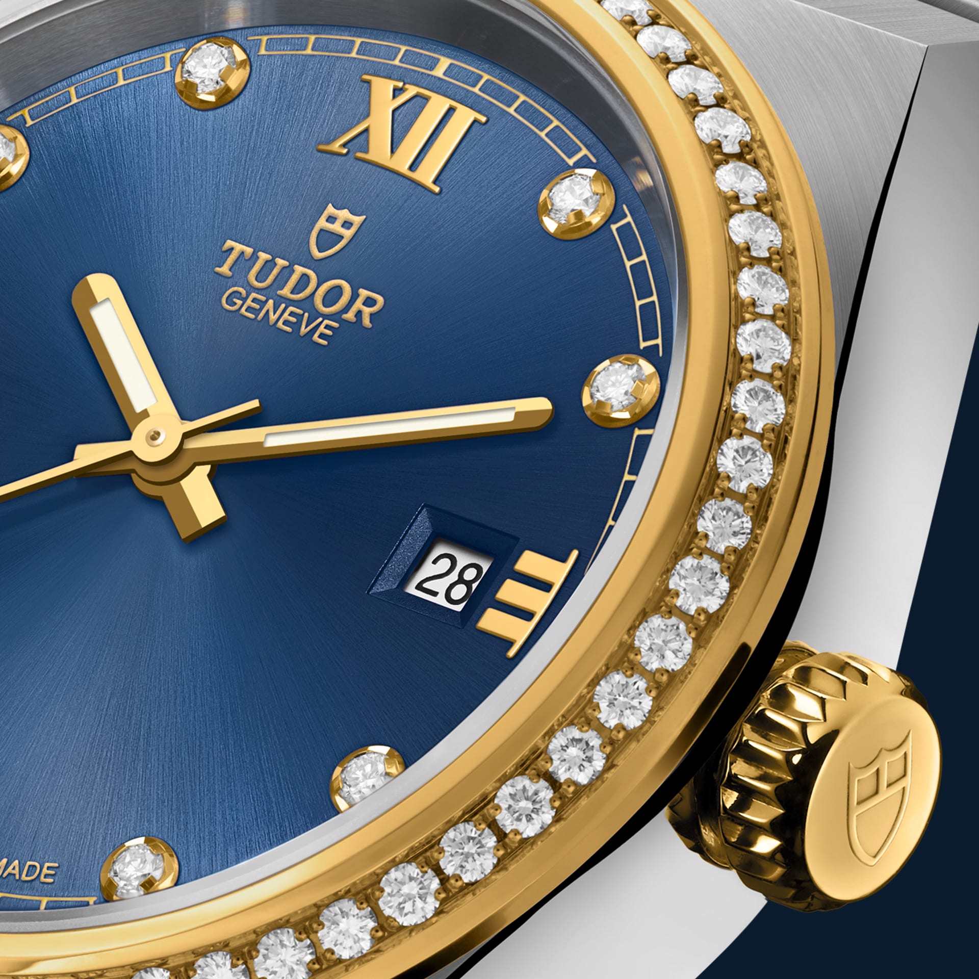 Blue dial