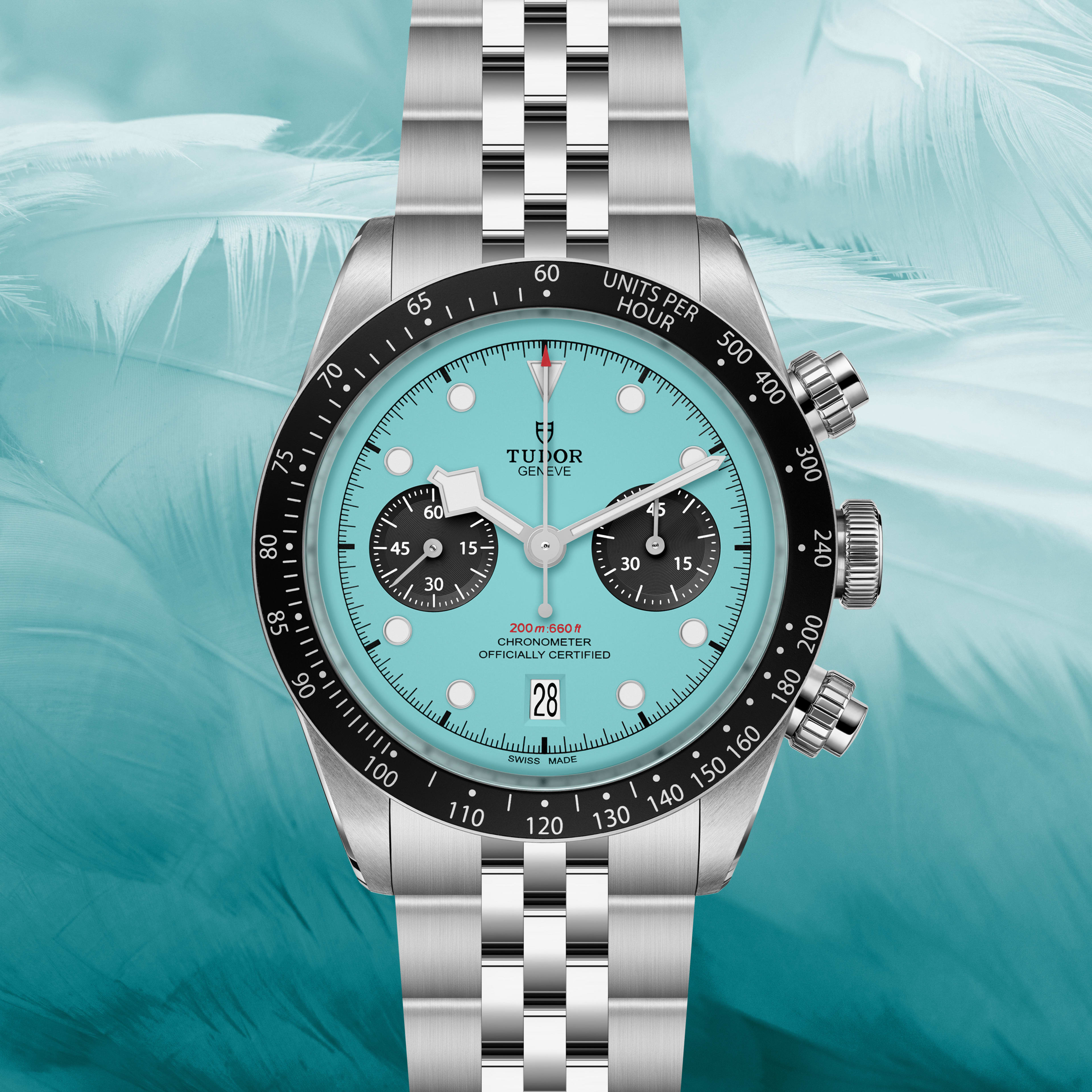 Black Bay Chrono "Flamingo Blue"