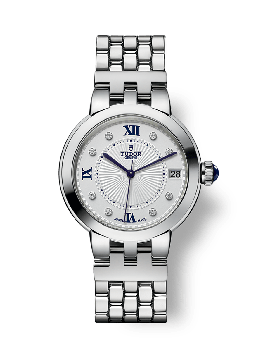 Clair de Rose 34mm steel case Steel bracelet