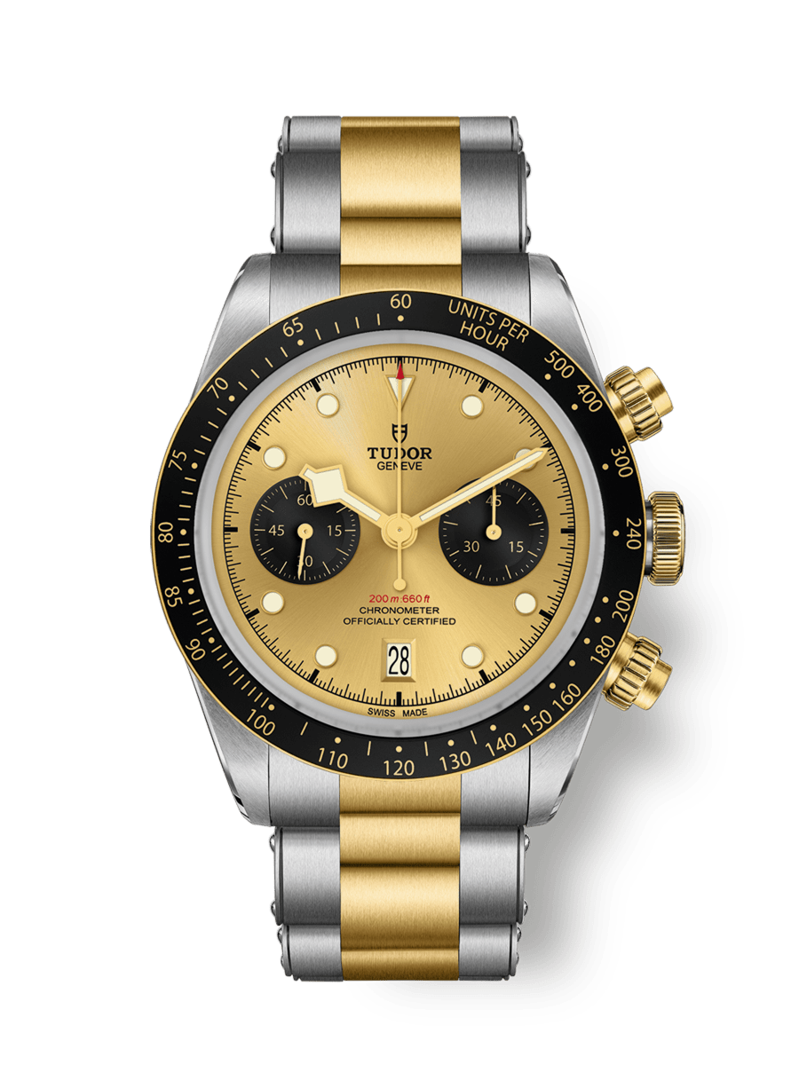 Black Bay Chrono S&G 41mm steel case Steel and yellow gold bracelet