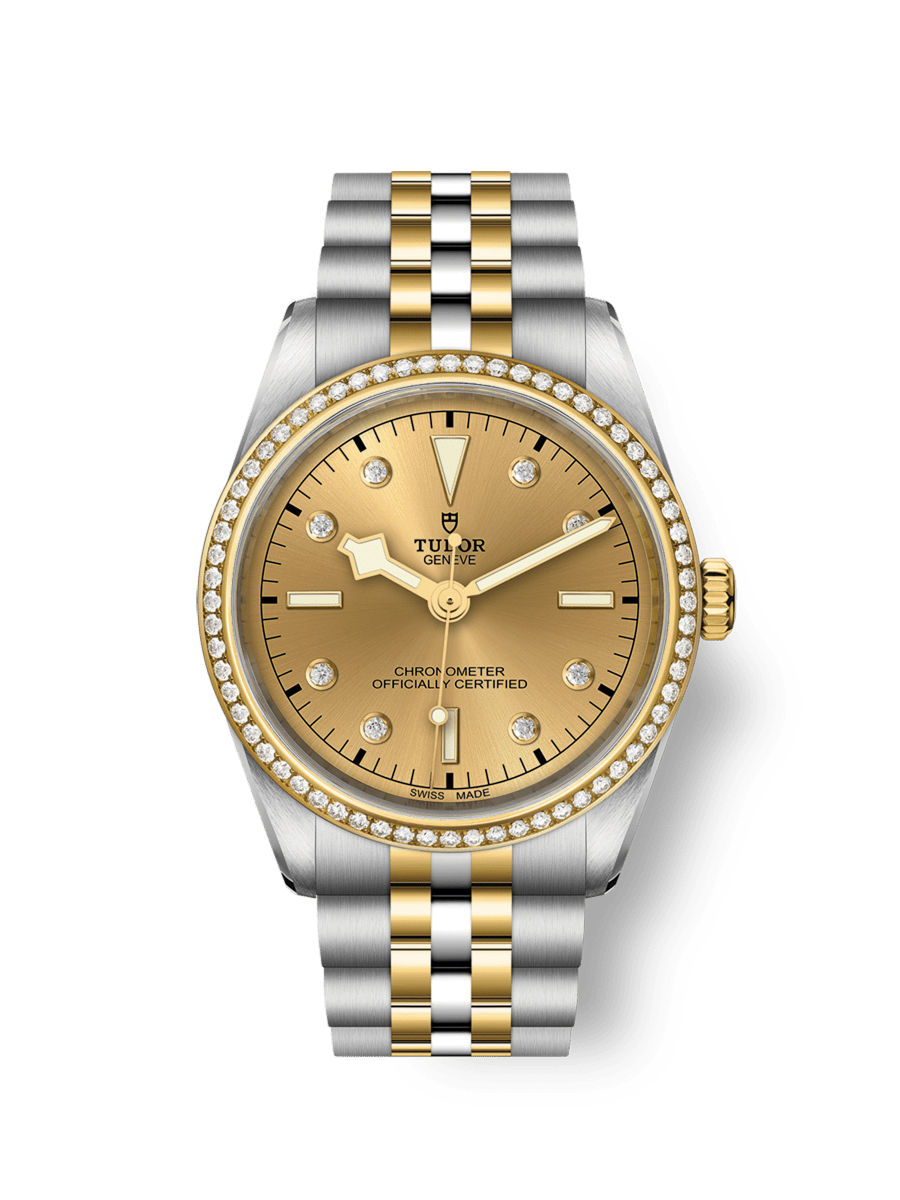 Black Bay One 36 S&G 36mm steel and yellow gold case Diamond-set dial
