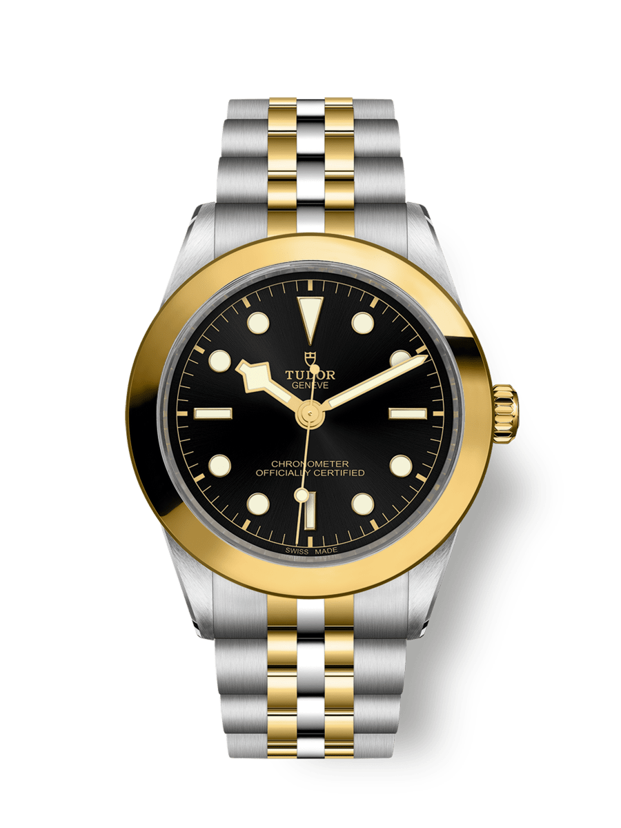 Black Bay One 39 S&G 39mm steel case Yellow gold bezel