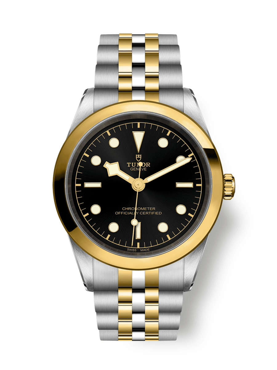 Black Bay One 41 S&G 41mm steel case Yellow gold bezel