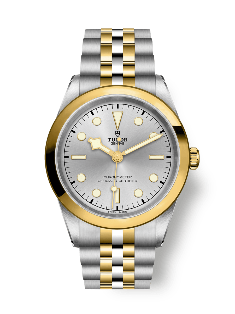 Black Bay One 41 S&G 41mm steel case Yellow gold bezel