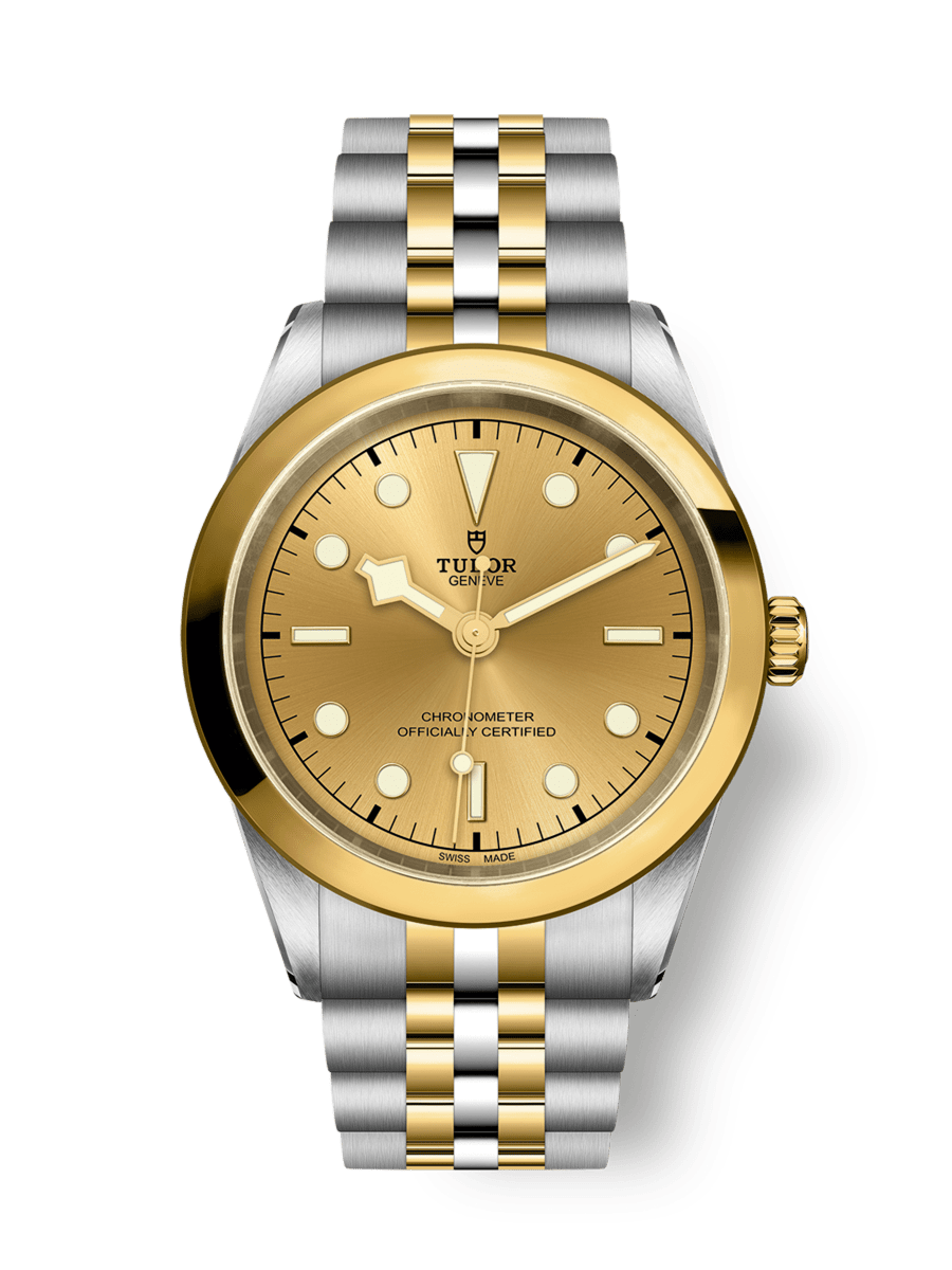 Black Bay One 41 S&G 41mm steel case Yellow gold bezel