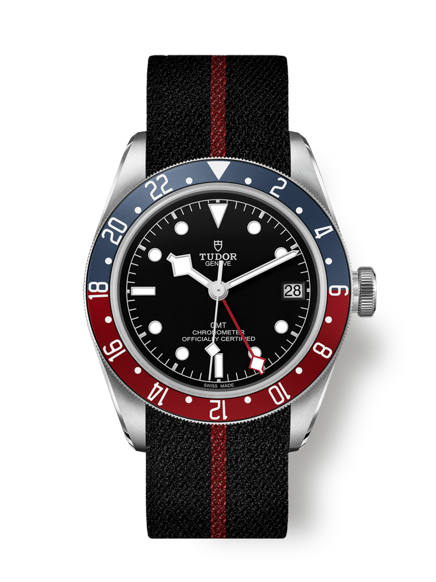 Black Bay GMT 41mm steel case Fabric strap