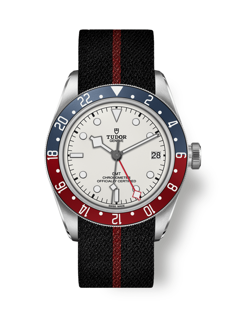 Black Bay GMT 41mm steel case Fabric strap