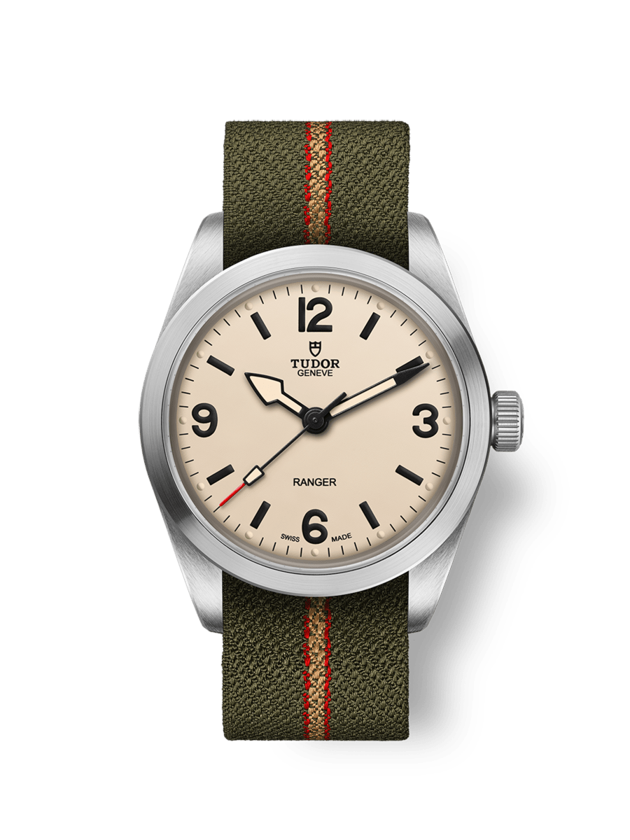 Ranger 36mm steel case Beige domed dial