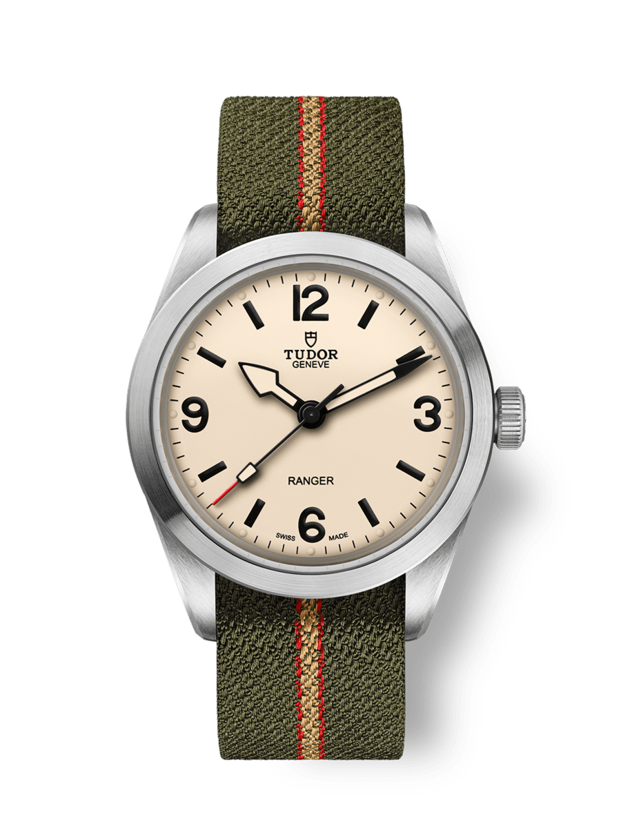 Ranger 39mm steel case Beige domed dial
