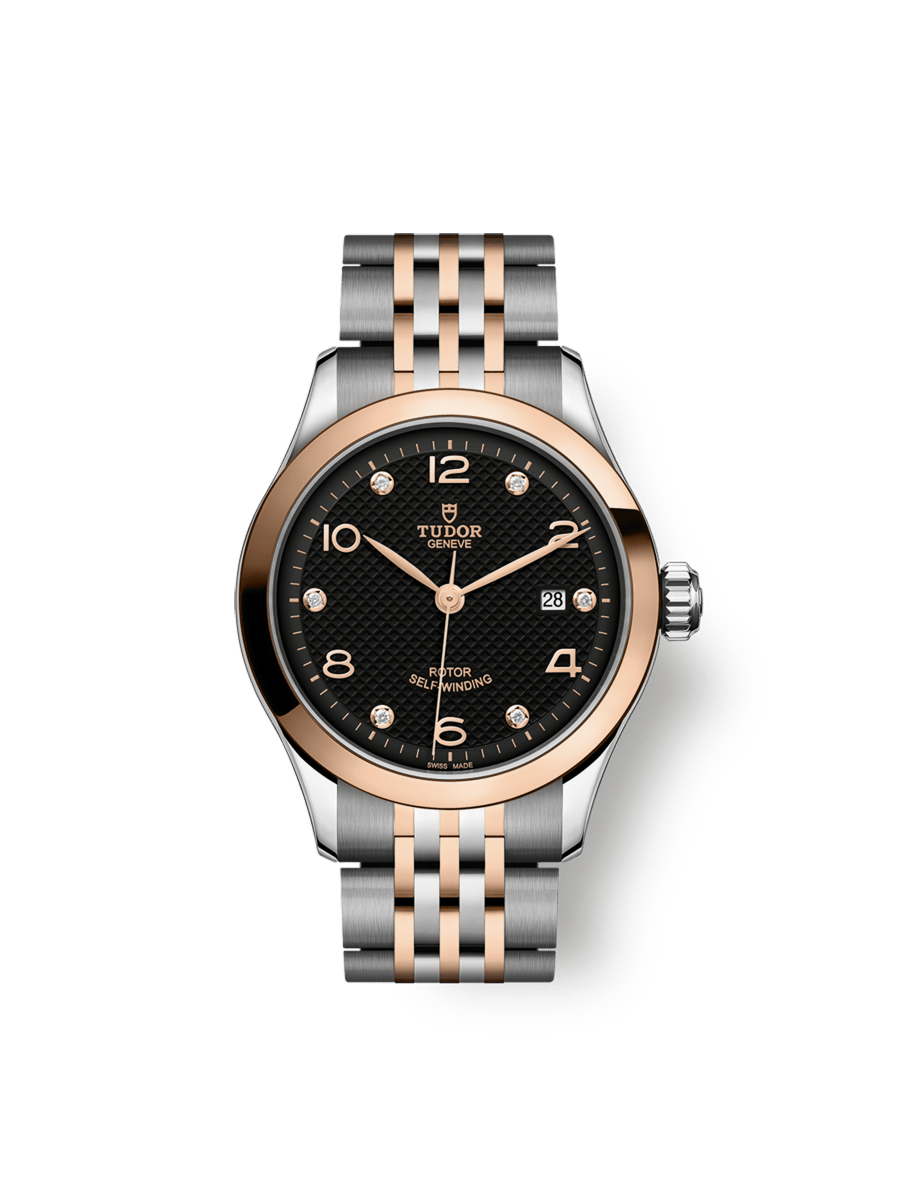 TUDOR 1926 28mm steel case Rose gold bezel