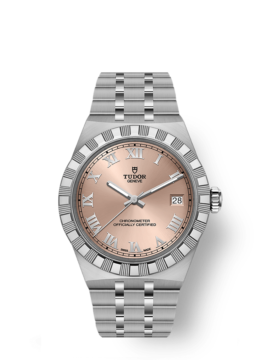 TUDOR Royal 36mm steel case Salmon dial