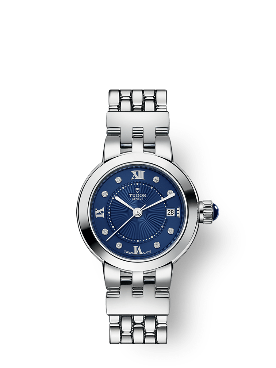 Clair de Rose 26mm steel case Diamond-set dial