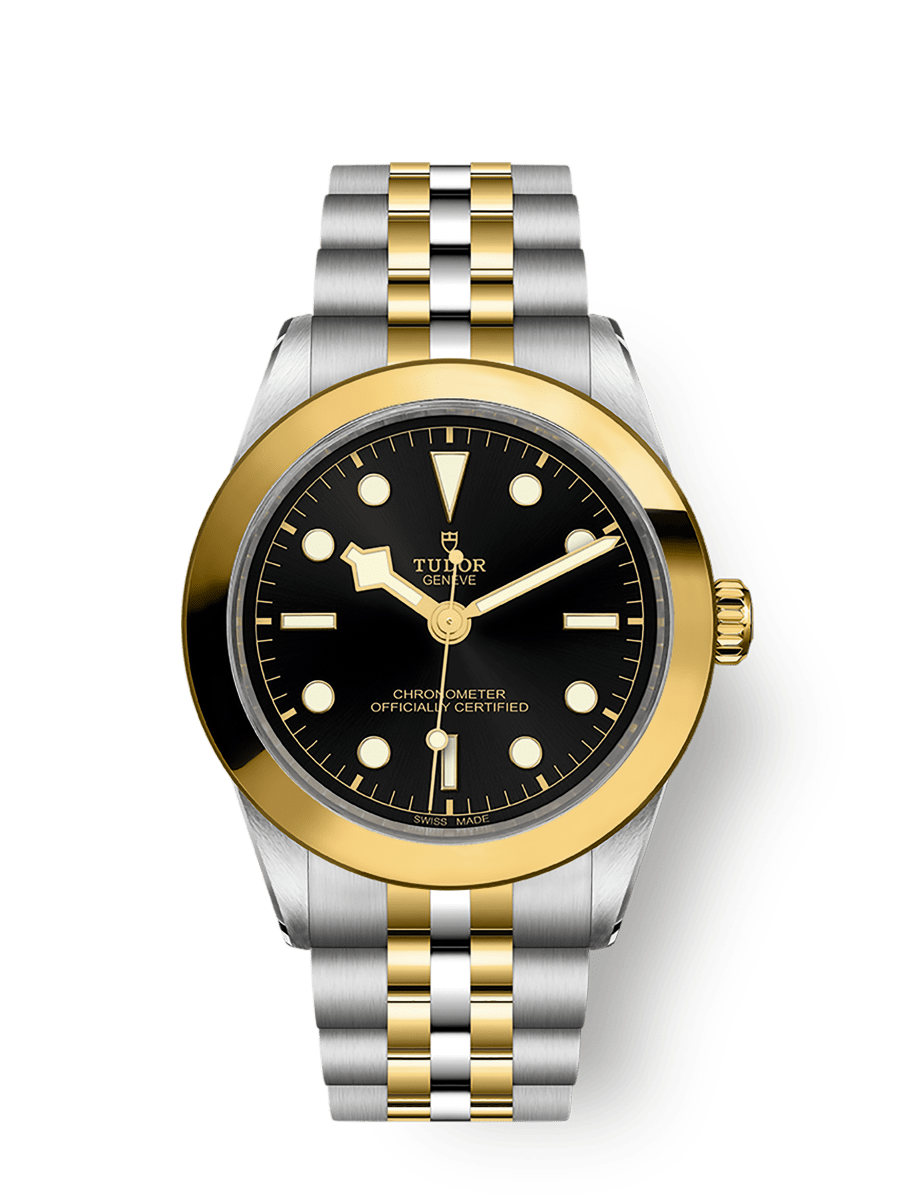 Black Bay One 39 S&G 39mm steel case Yellow gold bezel