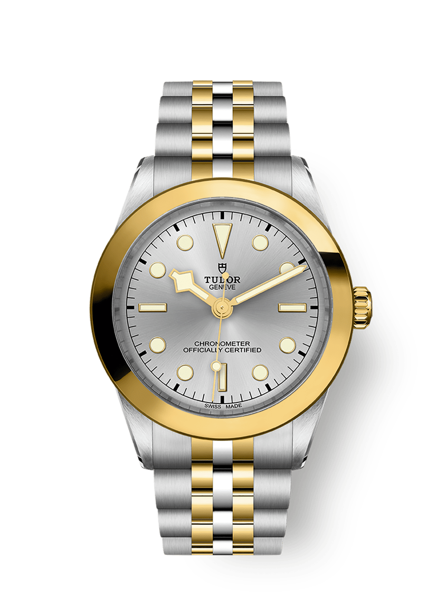 Black Bay One 39 S&G 39mm steel case Yellow gold bezel