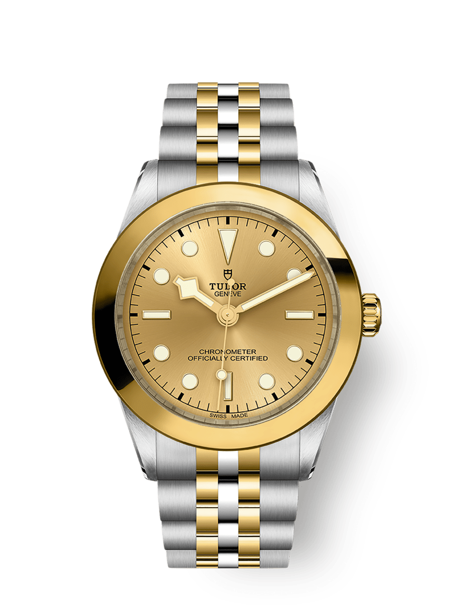 Black Bay One 39 S&G 39mm steel case Yellow gold bezel