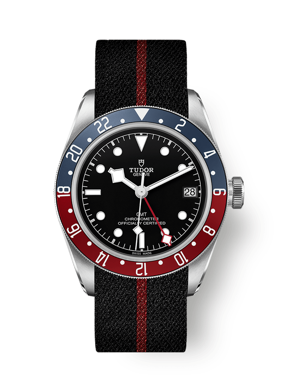 Black Bay GMT 41mm steel case Fabric strap