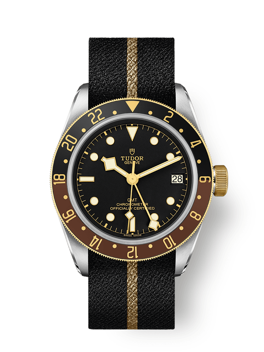 Black Bay GMT S&G 41mm steel case Black dial