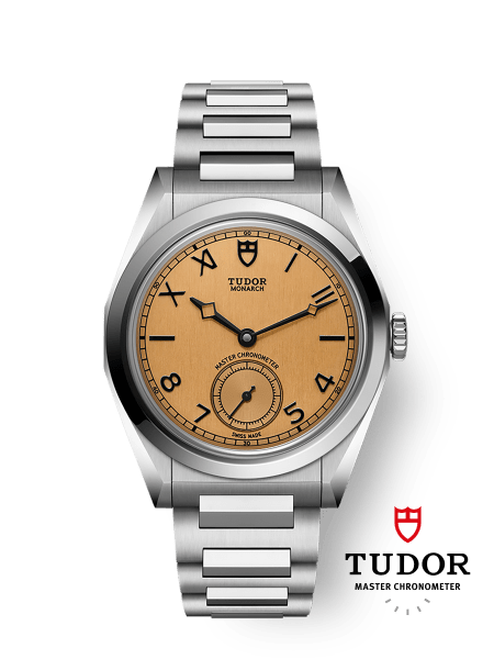 TUDOR Monarch 39mm steel case Dark champagne-color