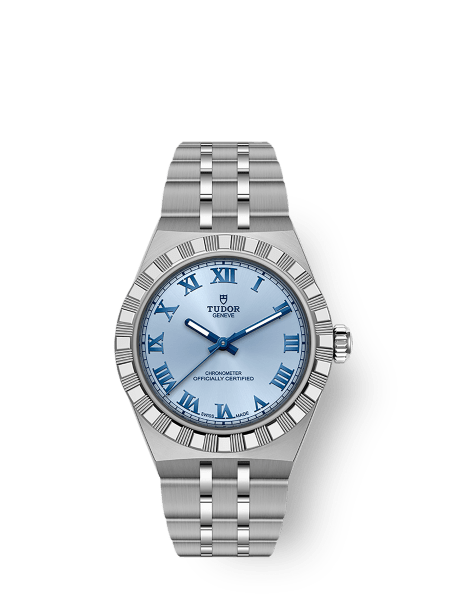 TUDOR Royal 30mm steel case Light blue dial