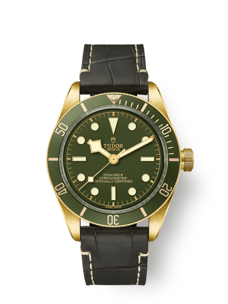 Black Bay 58 18K 39mm yellow gold case Green dial
