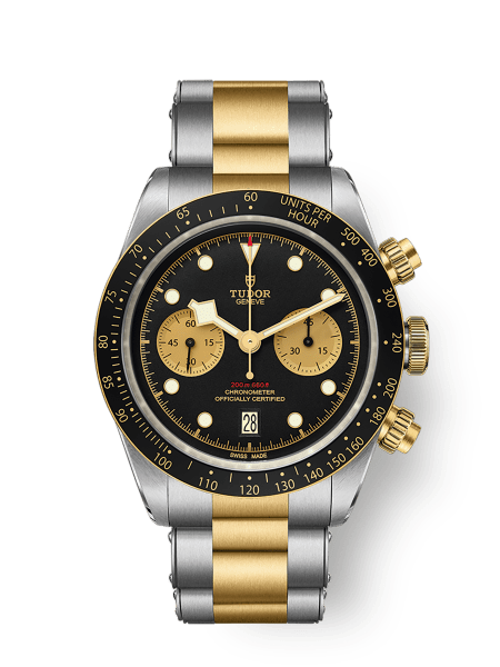 Black Bay Chrono S&G 41mm steel case Steel and yellow gold bracelet