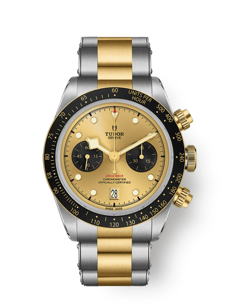 Black Bay Chrono S&G 41mm steel case Steel and yellow gold bracelet