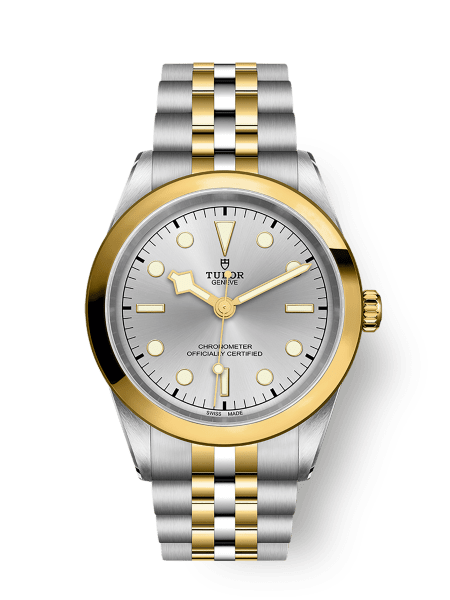 Black Bay One 41 S&G 41mm steel case Yellow gold bezel