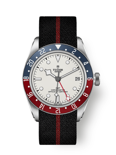 Black Bay GMT 41mm steel case Fabric strap