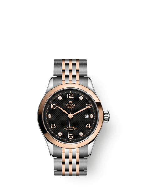 TUDOR 1926 28mm steel case Rose gold bezel
