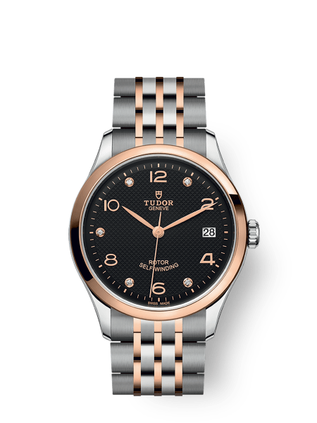 TUDOR 1926 36mm steel case Rose gold bezel