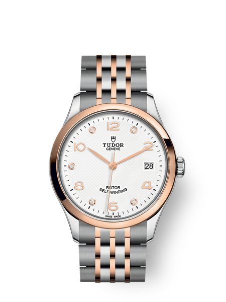 TUDOR 1926 36mm steel case Rose gold bezel