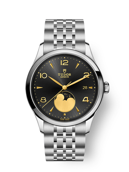 TUDOR 1926 Luna 39mm steel case Moon phase indicator